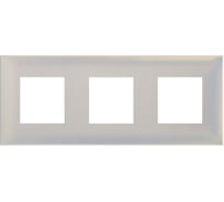 Рамка DKC Avanti белый жемчуг, 3 поста, 6 мод. 4420906