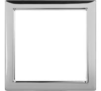 Декоративная вставка для металлических рамок DKC Avanti хром, 1 пост, 2 мод. 4404852D