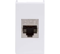 Компьютерная розетка DKC RJ45, кат.6, экранированная, 8P8C, Viva, белая, 1 модуль, 1 шт. 45068