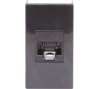 Розетка DKC RJ 45, кат.6, Viva, 1 модуль,черн, 1 шт. 45258