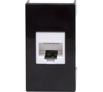 Розетка DKC RJ 45, кат.5E, Viva, 1 модуль,черн, 1 шт. 45238