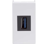 Розетка DKC USB 3.0, Viva, белая, 1 модуль 1 ШТ 43018