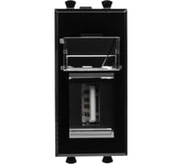 Розетка DKC USB 2.0 модульная, тип А А, Avanti, Черный квадрат, 1 модуль 1 ШТ 4402401