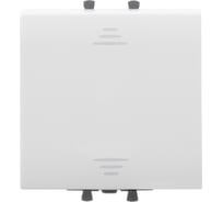 Переключатель DKC одноклавишный модульный, Avanti, Белое облако, 2 модуля 1 ШТ 4400112