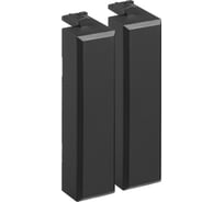 Комплект модульных заглушек DKC Avanti Черный матовый 0,5 модуля, 2 штуки 1 шт 4412995