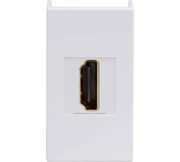 HDMI-розетка DKC Viva, белая, 1 модуль 41018