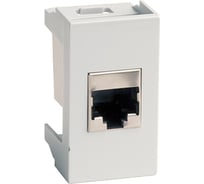 Розетка DKC RJ 12, Viva, 1 модуль, серая 45118