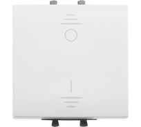 Выключатель двухполюсный одноклавишный модульный DKC Avanti, Белое облако, 2 модуля 4400222