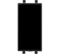 Выключатель модульный DKC Avanti, Черный квадрат, 1 модуль 4402101