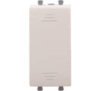 Выключатель модульный DKC Avanti, Ванильная дымка, 1 модуль 4405101