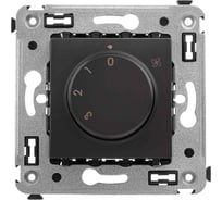 Механизм управления вентиляторами DKC в стену, Avanti, Черный матовый, 1 шт. 4412173