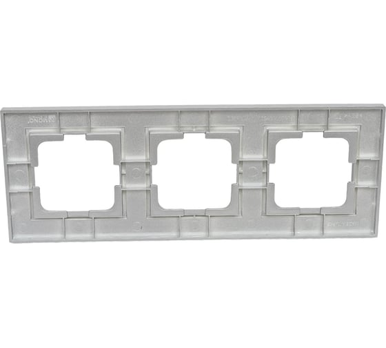3-местная рамка MONO ELECTRIC DESPINA серебро 102-210000-162