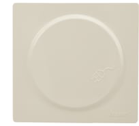 Розетка Lezard LETO с заземлением, с крышкой, ПБТ, крем 752-0300-123B