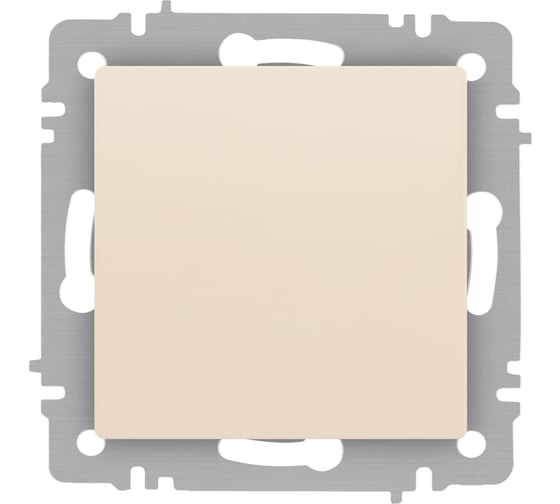 Выключатель Intro Accent 610102, 10А250В, IP20, СУ, Accent, AL/CU, слоновая кость Б0063477