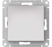 Выключатель Systeme Electric ATLASDESIGN с самовозвратом, сх.1, 10АХ, мех., быстрозажим. клем., алюминий ATN000315S