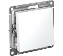 ВЫКЛЮЧАТЕЛЬ с самовозвратом Systeme Electric ATLASDESIGN, сх.1, 10 АХ, мех., быстрозажимная клемма, БЕЛЫЙ ATN000115S