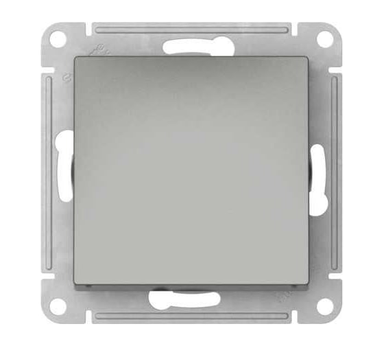 Выключатель Systeme Electric ATLASDESIGN с самовозвратом, сх.1, 10АХ, мех., быстрозажим. клем., сталь ATN000915S