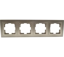 4-местная рамка MONO ELECTRIC DESPINA титан 102-220000-163