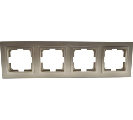 4-местная рамка MONO ELECTRIC DESPINA титан 102-220000-163