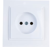 1-местная розетка MONO ELECTRIC без заземления белый 102-190022-116