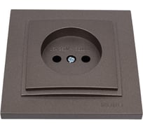 1-местная розетка MONO ELECTRIC без заземления DESPINA бронза 102-232322-116