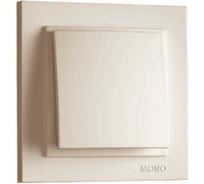 Одноклавишный выключатель MONO ELECTRIC DESPINA кремовый 102-170025-100