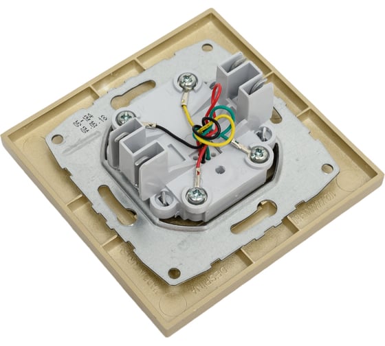 Телефонная розетка MONO ELECTRIC Rj45 Cat3 DESPINA титан 102-222205-124