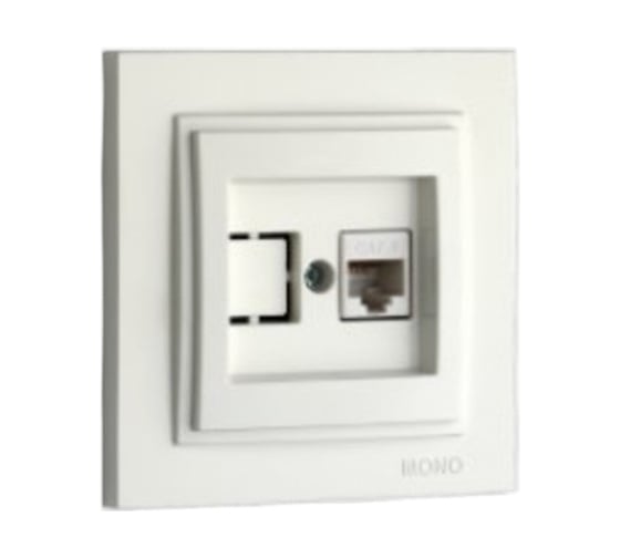 Компьютерная розетка MONO ELECTRIC Rj45 Cat6 DESPINA белый 102-190005-125