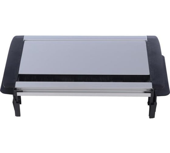 Выдвижной встраиваемый розеточный блок GTV на 3 EURO розетки и 2 USB AE-PBC3GS2U-53BKS