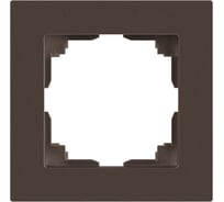 Рамка для розеток и выключателей Intro Accent 650108 на 1 пост, СУ, бронза Б0063765