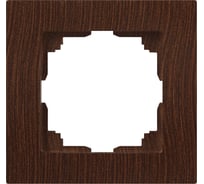 Рамка для розеток и выключателей Intro Accent 650110 на 1 пост, СУ, венге Б0063770