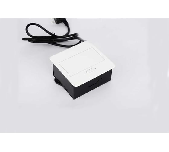 Выдвижной встраиваемый розеточный блок SETE на 1 EURO розетки и 2 USB SBT-1UC-10