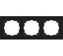 Рамка для розеток и выключателей Intro Accent 650305 на 3 поста, СУ, антрацит Б0063787
