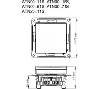 Перекрестный переключатель Systeme Electric ATLASDESIGN сх.7, 10АХ, мех., быстрозажим. клем., песочный ATN001271S