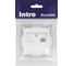 Розетка Intro Accent 6-303-01М информационная RJ45, IP20, СУ, белый матовый Б0063625 6