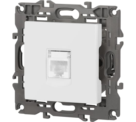 Розетка ЭРА Elegance 14-3107-01М RJ45, белый матовый Б0065763
