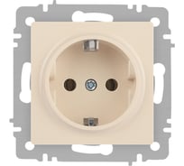 Розетка Intro Accent 620202 2PE Schuko, 16А250В, IP20, скрытой установки, слоновая кость Б0063683