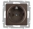 Розетка Intro Accent 620208 2PE Schuko, 16А250В, IP20, скрытой установки, бронза Б0063699 1