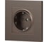 Розетка Intro Accent 620208 2PE Schuko, 16А250В, IP20, скрытой установки, бронза Б0063699 5