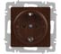 Розетка Intro Accent 620210 2PE Schuko, 16А250В, IP20, скрытой установки, венге Б0063703 1