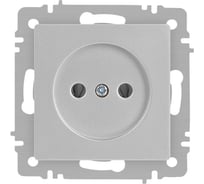 Розетка Intro Accent 620103 2P, 16А250В, IP20, скрытой установки, алюминий Б0063661