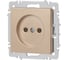 Розетка Intro Accent 620104 2P, 16А250В, IP20, скрытой установки, шампань Б0063663 4