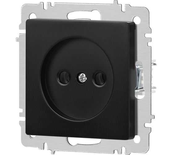 Розетка Intro Accent 620105 2P, 16А250В, IP20, скрытой установки, антрацит Б0063665