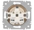 Розетка Intro Accent 620204 2PE Schuko, 16А250В, IP20, скрытой установки, шампань Б0063690 3