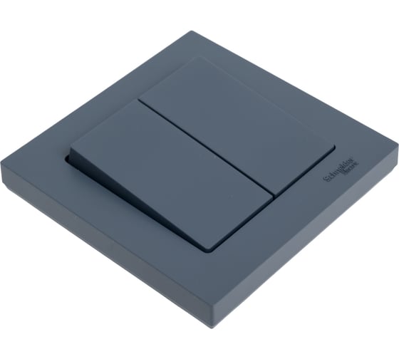 2-клавишный выключатель Systeme Electric ATLASDESIGN сх.5, 10АХ, в сборе, быстрозажим. клем., ГРИФЕЛЬ ATN000752S