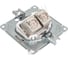 Розетка компьютерная двойная Systeme Electric AtlasDesign, RJ45+RJ45, кат.6А, механизм, Шампань ATN000588 6