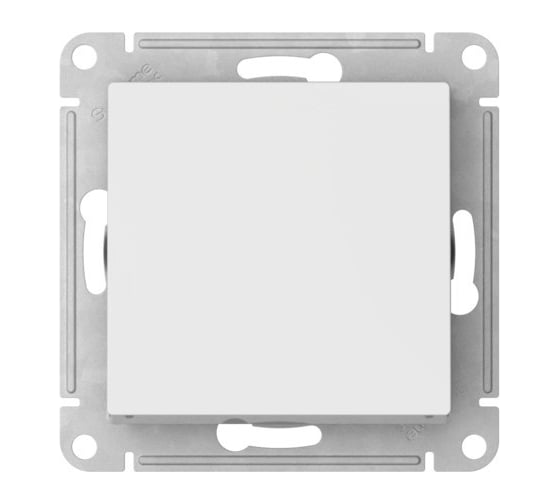 1-клавишный переключатель Systeme Electric ATLASDESIGN AQUA IP44, сх.6, 10АХ, быстрозажимная клемма, белый ATN440161S