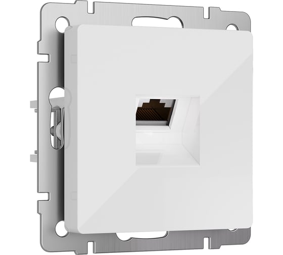 Розетка Ethernet RJ-45 WERKEL W5120101 cat. 6A, экранированная, белый a069683