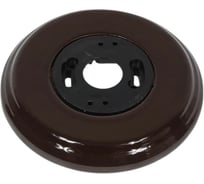 Рамка Electraline 1 постовая, керамика, цвет коричневый BF2-610-02