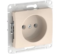 Розетка Systeme Electric GLOSSA без заземления, 16А, мех., быстрозажим. клем., БЕЖЕВЫЙ GSL000241S